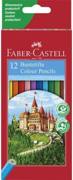 Färgpenna FABER CASTELL Slott 12/fp