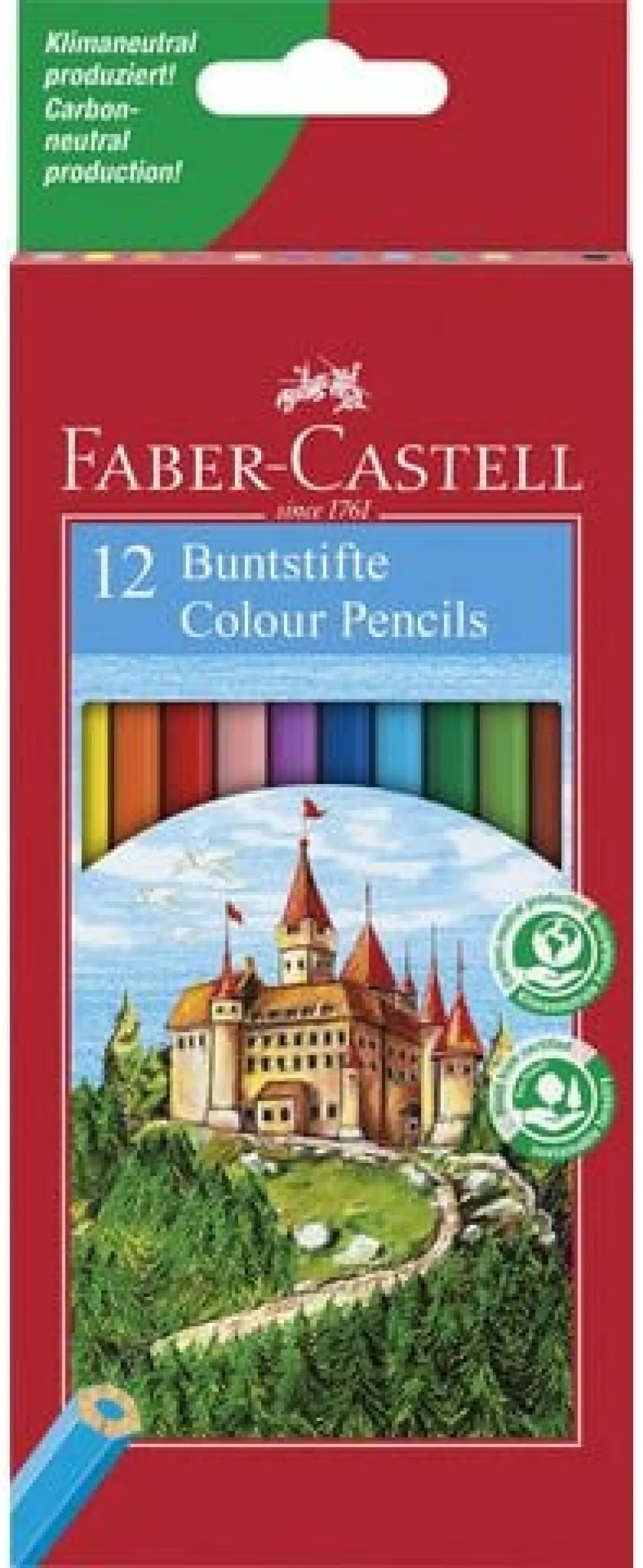 Färgpenna FABER CASTELL Slott 12/fp
