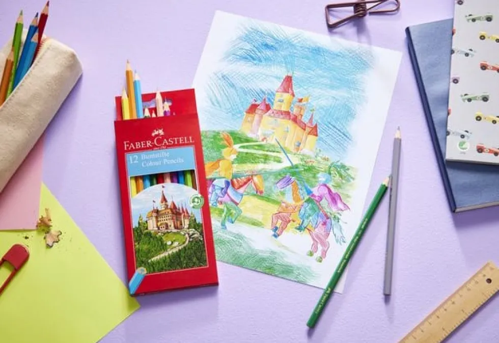Färgpenna FABER CASTELL Slott 12/fp