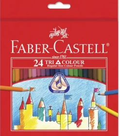 Färgpenna Tri Color Pencil Long 24/fp