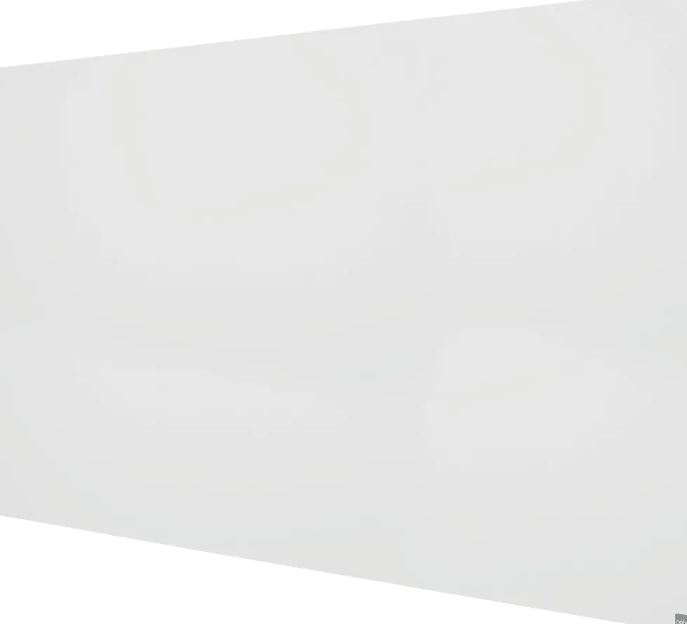 Glastavla NOBO 85" Widescreen vit, 190x100cm