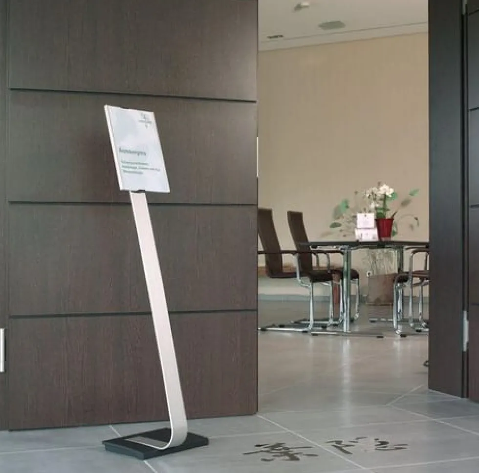 Golvskylt DURABLE info sign stand A4