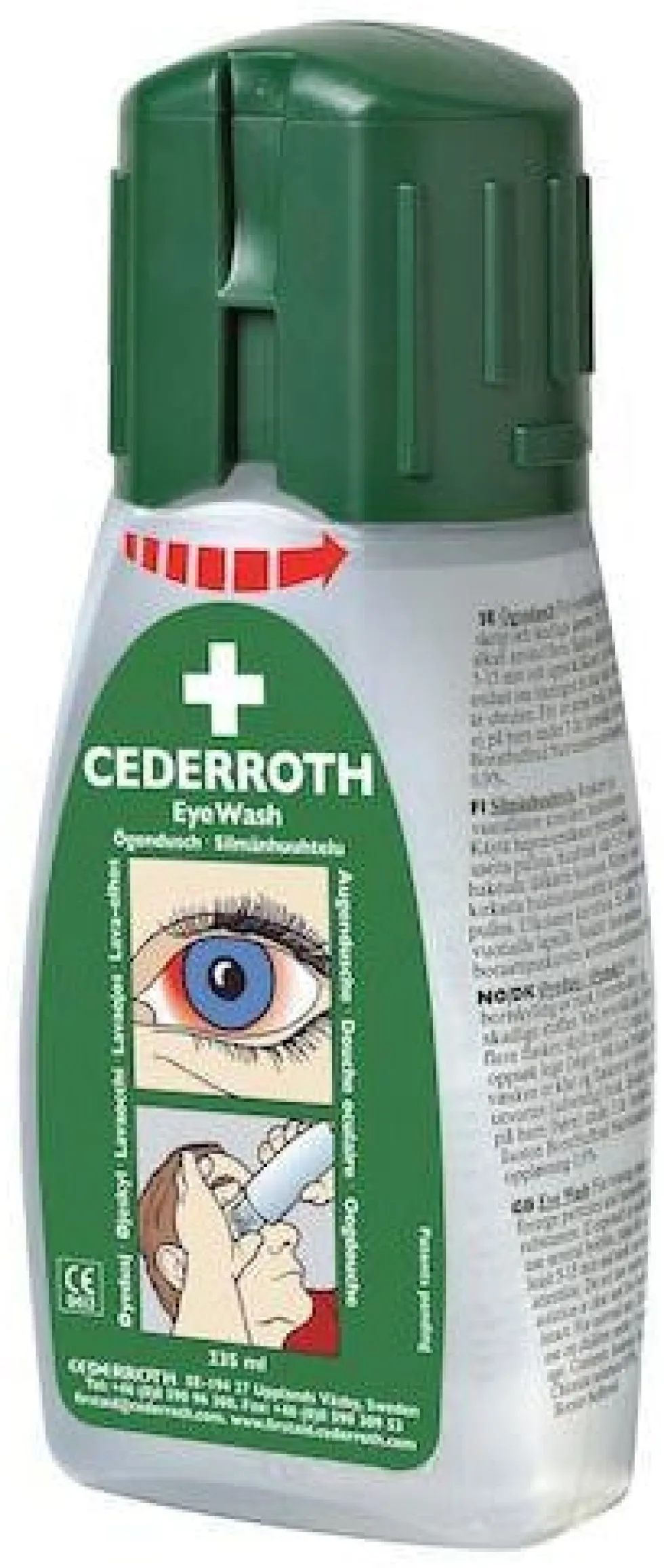 Ögondusch Cederroth, fickformat, 235ml