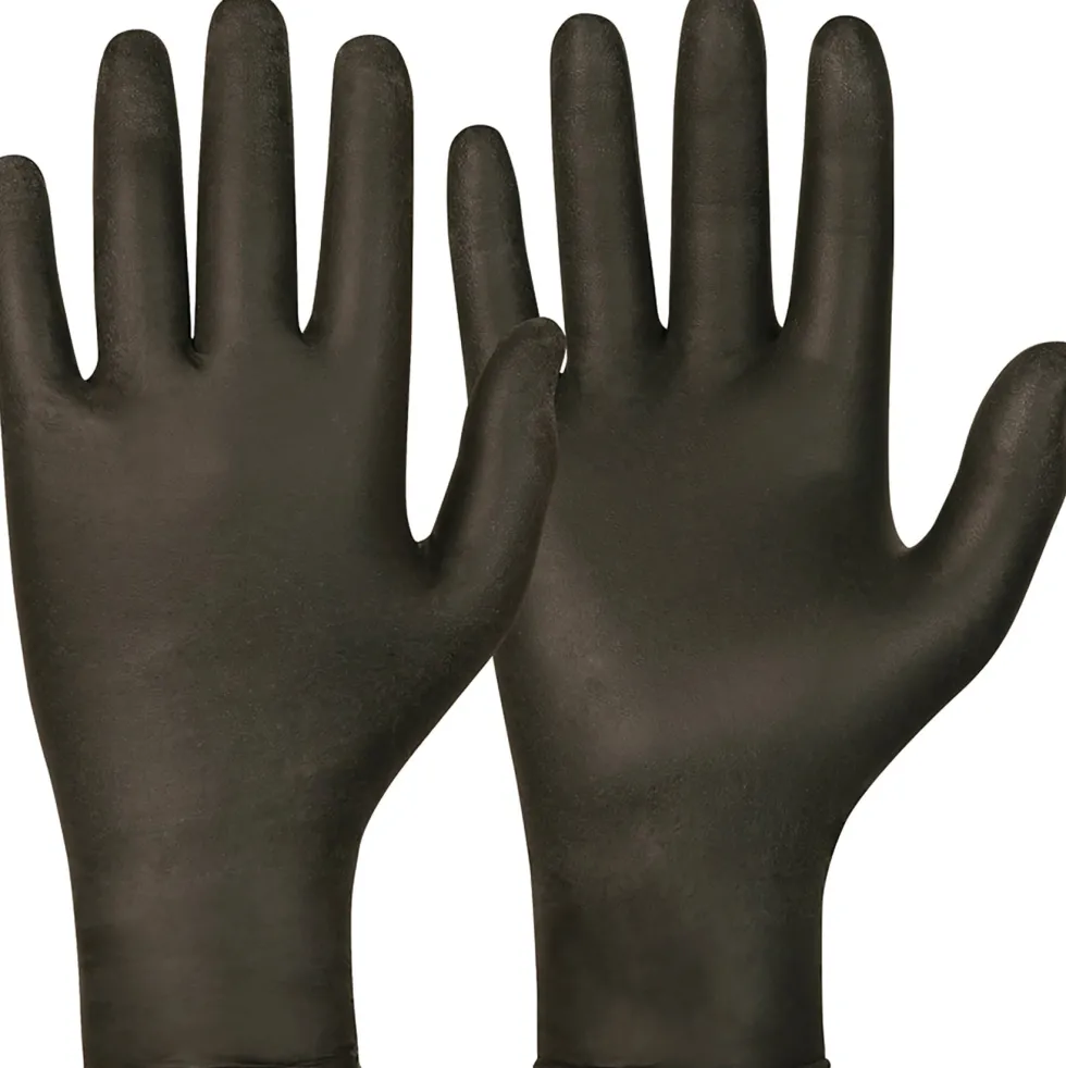 Handske Nitril, svart XL 100/fp