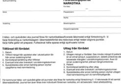 Häfte Narkotikajournal A5