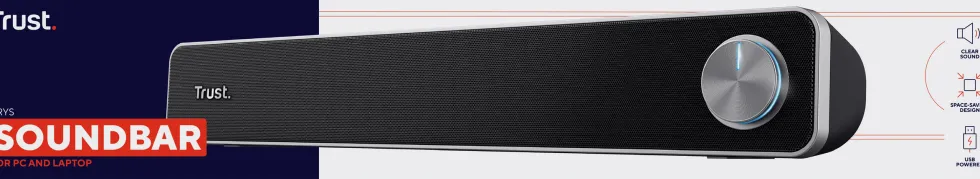 Högtalare TRUST Arys Soundbar