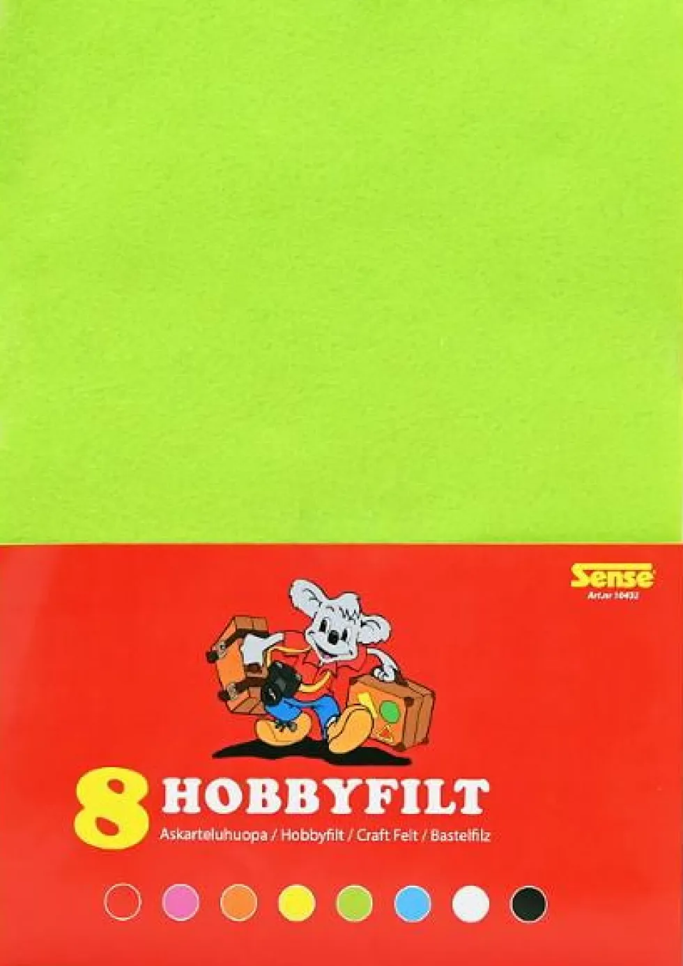 Hobby filt, 8 ark