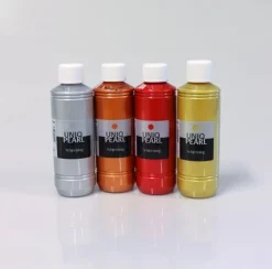 Hobbyfärg metallic 4x250ml