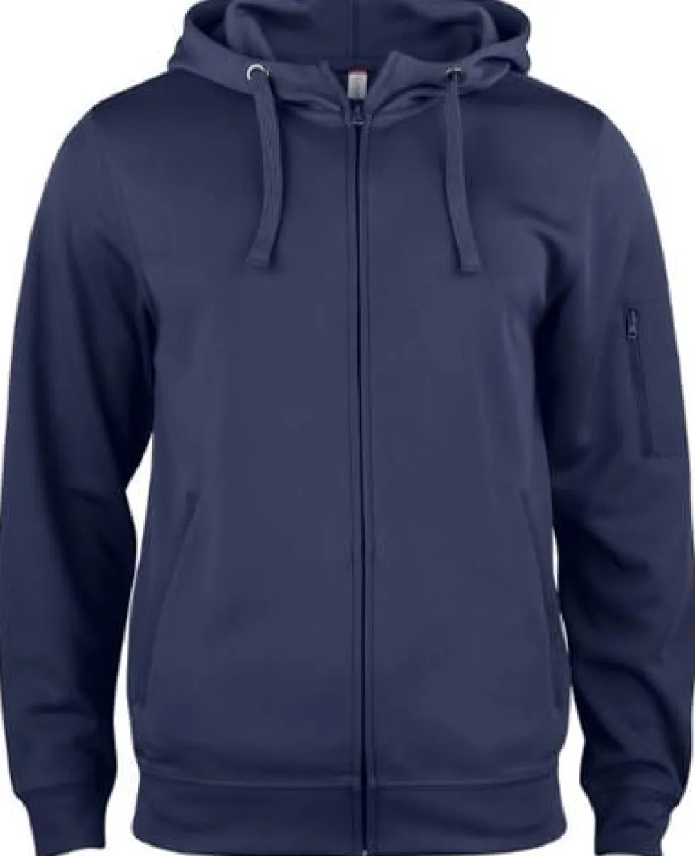 Hoodie zip funktion 021014 marin XL