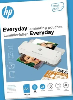HP Laminat lågvärme A4, 80 mic. (25)