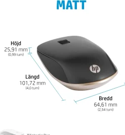 HP 410 Wireless Slim Mouse, Ash Silver (Consumer)