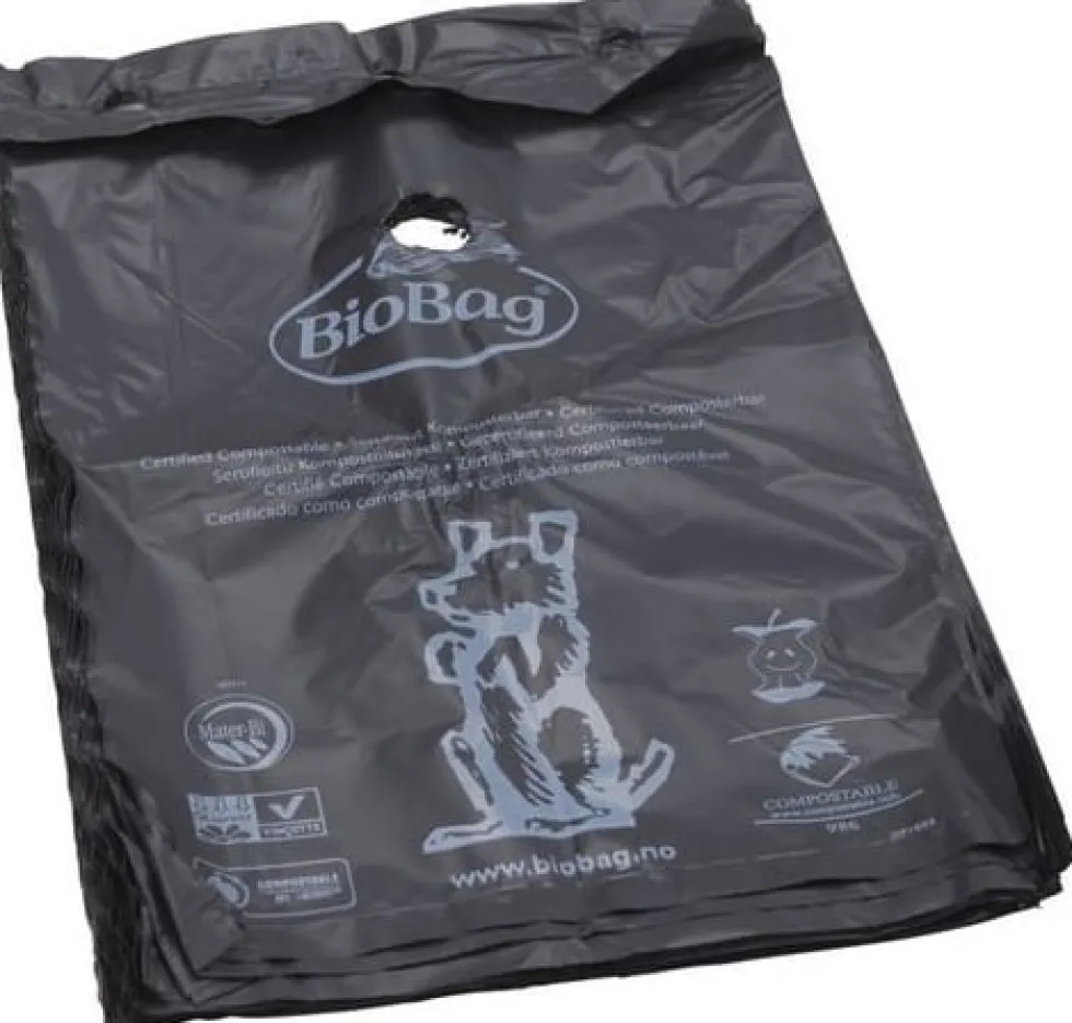 Hundpåse BIOBAG 8L 20my svart 50/fp