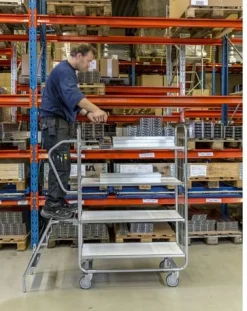 Hyllvagn 8000 4 plan 1395x1590mm XL