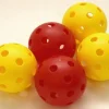 Innebandyboll gul, röd 5/fp