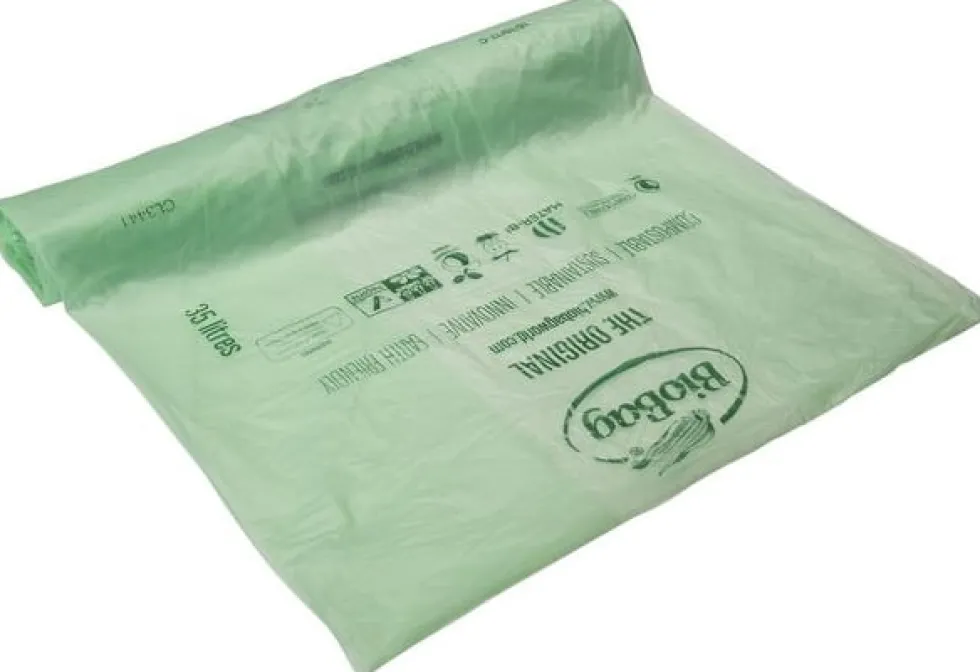 Insatspåse BIOBAG 35L 17my grön 40/rl