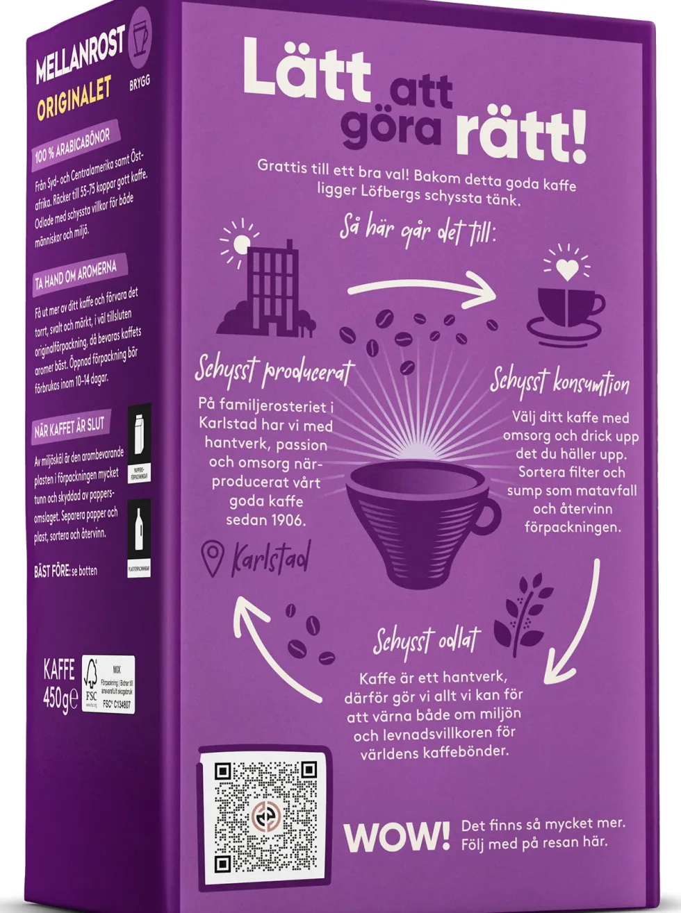 Kaffe Löfbergs Mellan 450 g