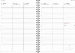 Kalender Study Twist A5 svart 26/27