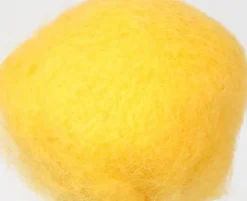Kardad ull 250g gul