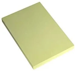Kartong A2 Gul, 180g, 10/fp