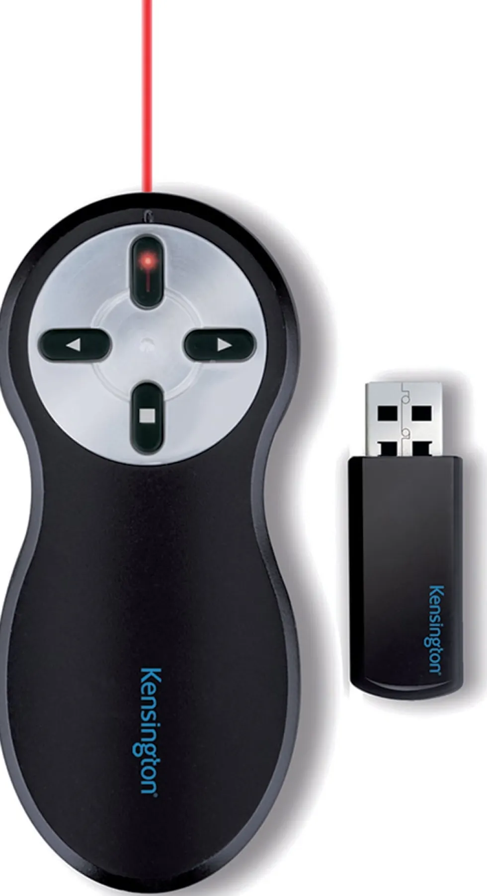 Kensington Wireless Presenter w/Red Laser, Black