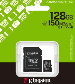 Kingston Canvas Select Plus - Flash-minneskort (microSDXC till