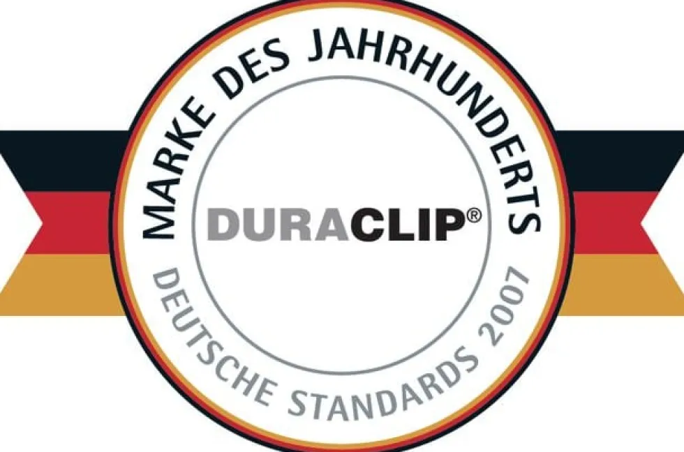 Klämmapp DURABLE Duraclip A4 Röd, 60 blad, 25st