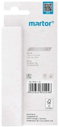 Knivblad MARTOR Styropor 79 10/fp