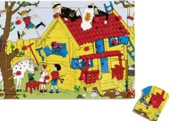 Knoppussel PIPPI TRÄ, 12 bitar