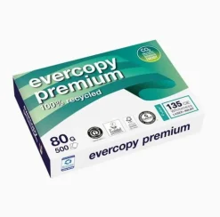 Kopieringspapper EVERCOPY Prem. A4 80g oh 500/fp