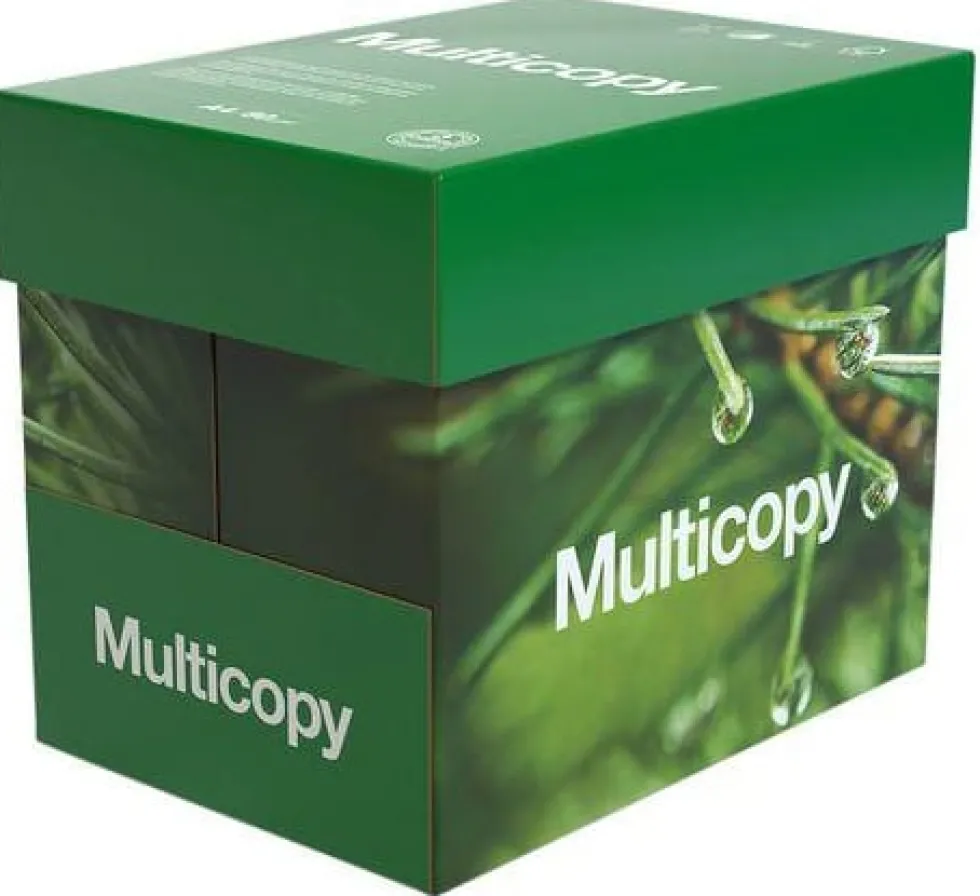 Kopieringspapper MultiCopy A4 Ohålat 80g, 5x500/krt