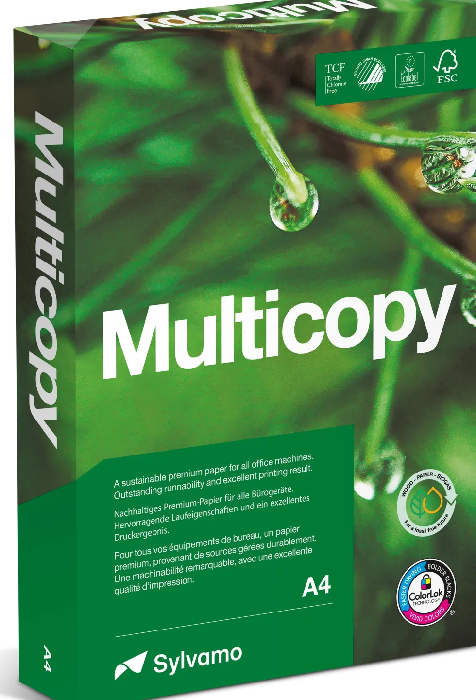 Kopieringspapper Multicopy A4 90g 500/fp Ohålat