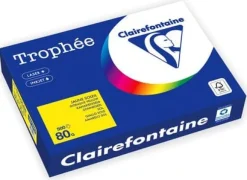 Kopieringspapper TROPHEÉ A4 80g Gul 500/FP