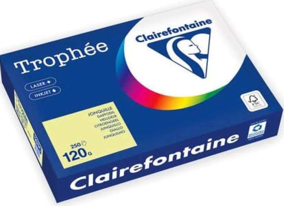 Kop.ppr TROPHÉE A4 120g oh citron 250/fp