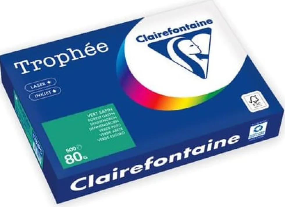 Kop.ppr TROPHEÉ A4 80g oh skogsgr 500/fp
