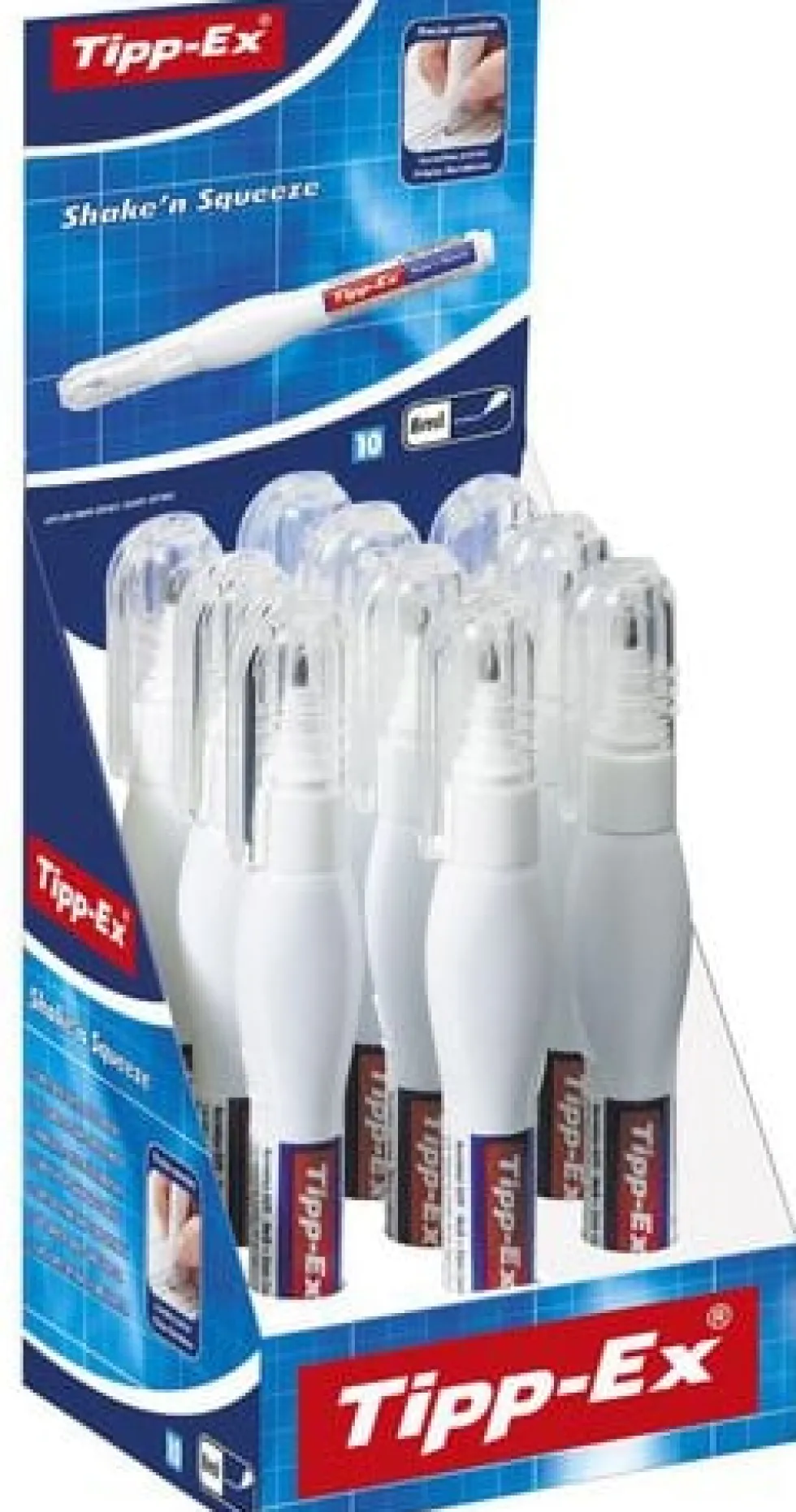 Korrigeringspenna Tipp-Ex Shake n Squeeze, 10st
