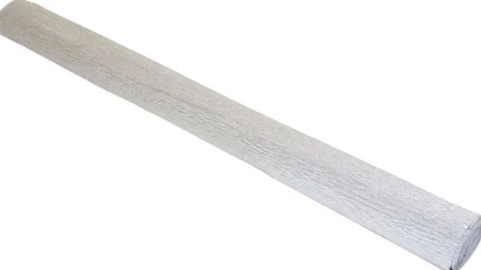 Kräppapper 1,5x0,5m silver
