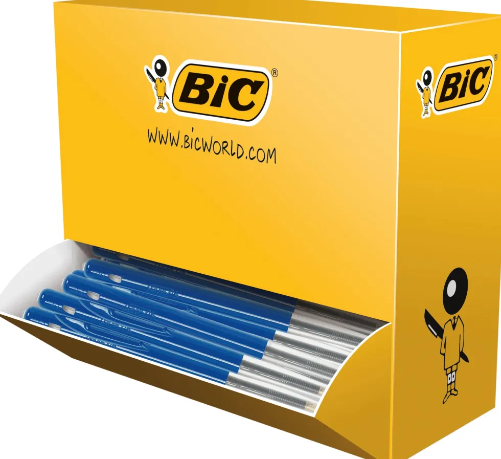 Kulpenna BIC Clic M10 1,0 blå 100/fp