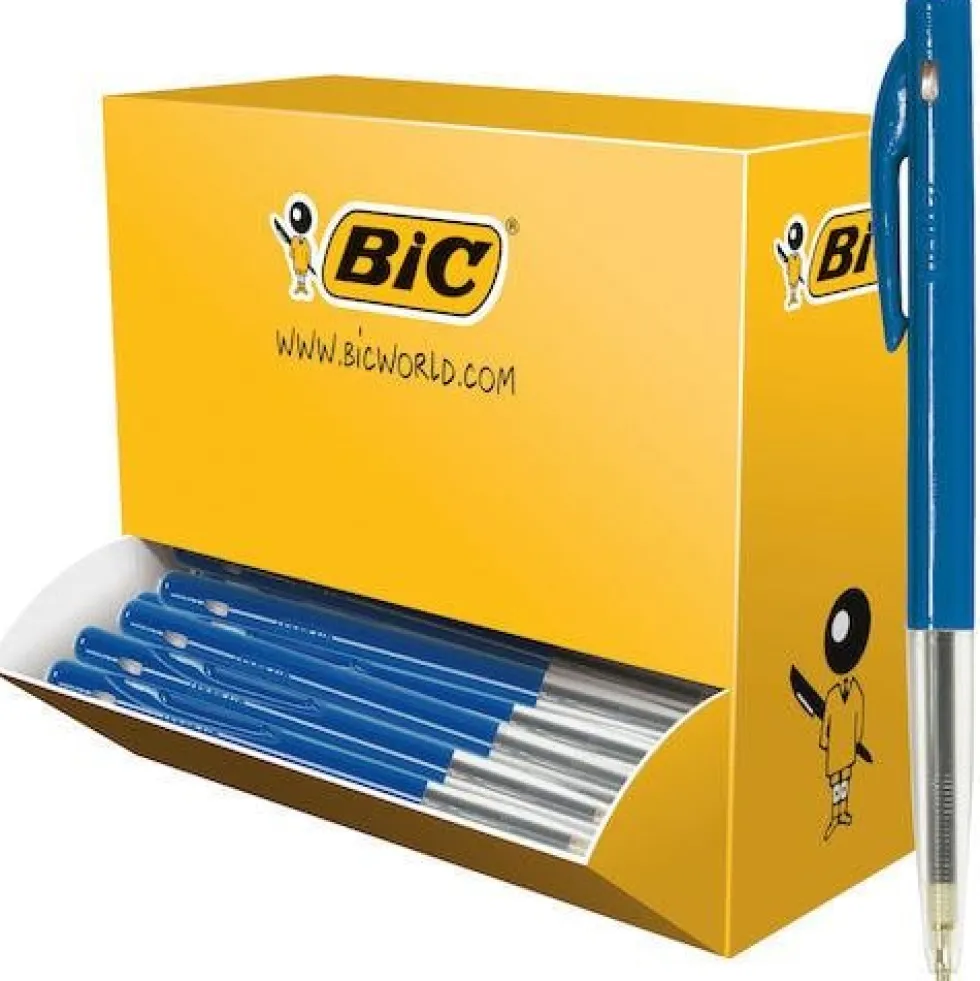 Kulpenna BIC Clic M10 1,0 blå 100/fp