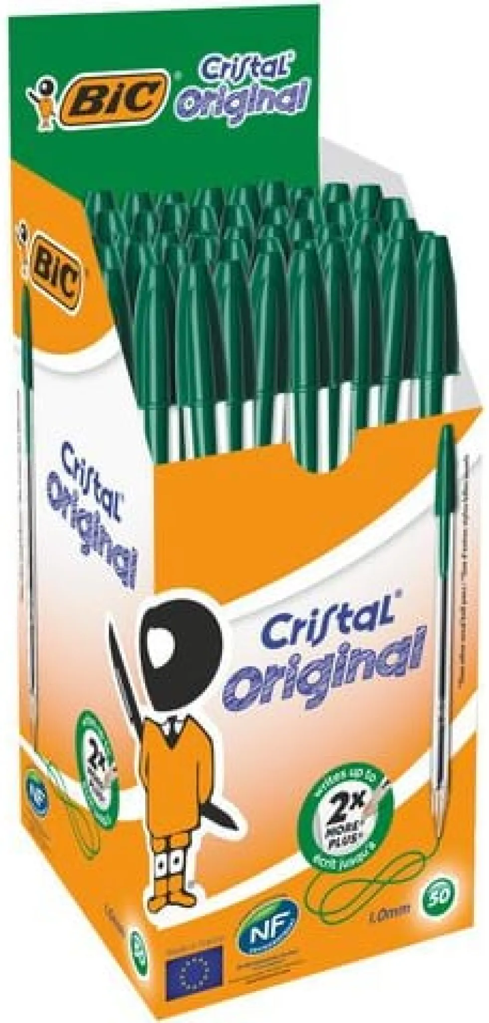 Kulpenna BIC Cristal 1,0 grön