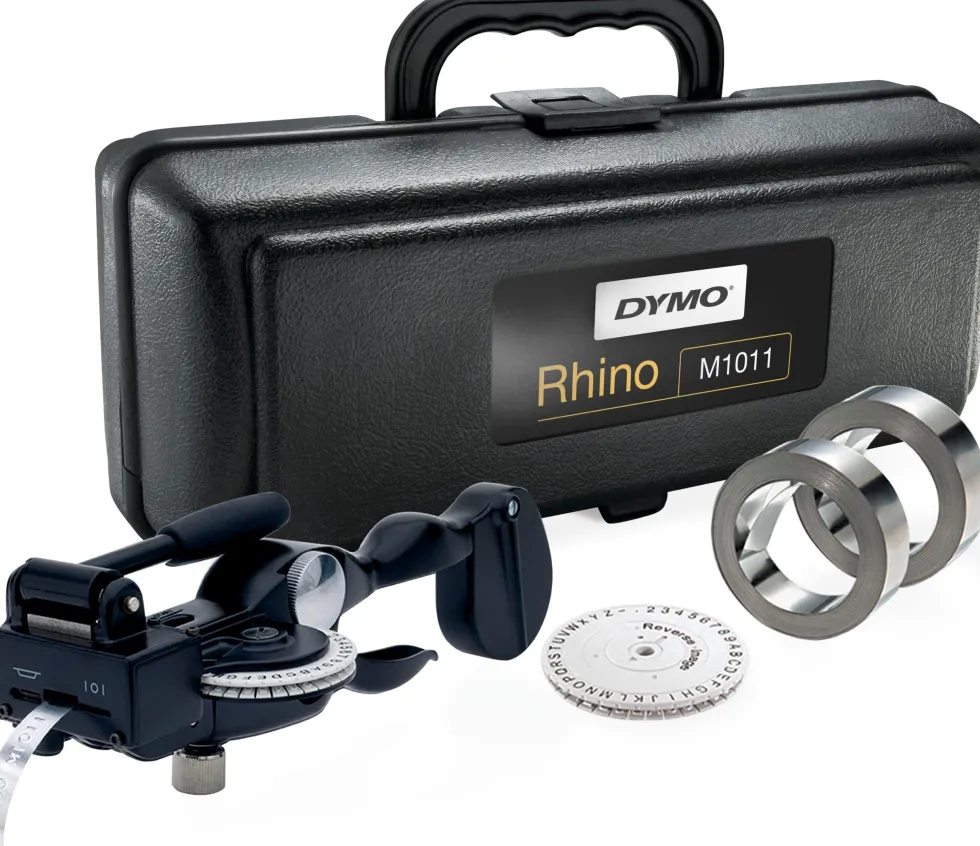LabelMaker DYMO Rhino M1011 metal black
