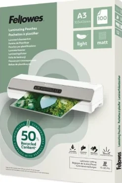 Laminat FELLOWES A3 75-80mic matt 100/fp