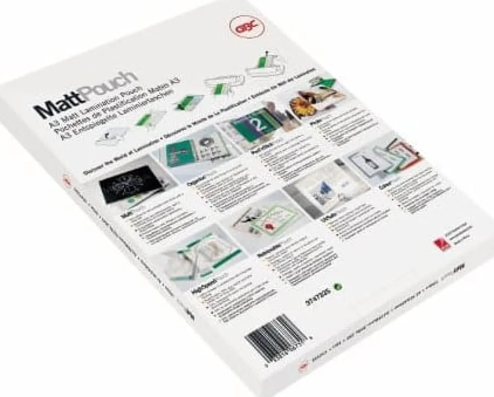Lamination pouch GBC mat A4 75Mic (100)
