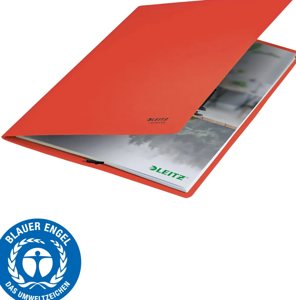 Leitz Recycle Snoddmapp A4 krt röd
