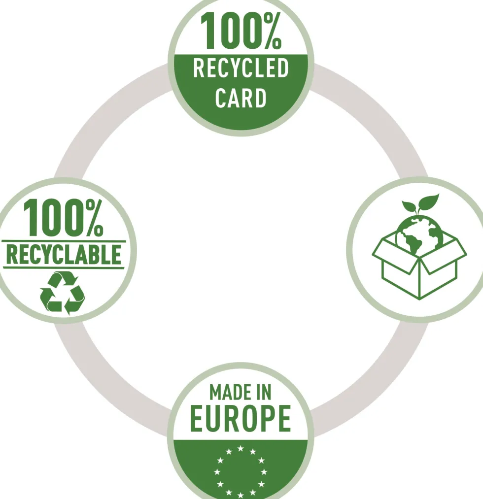 Leitz Recycle Snoddmapp A4 krt röd