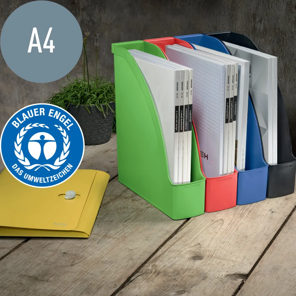 Leitz Recycle Tidskriftssamlare A4 blå