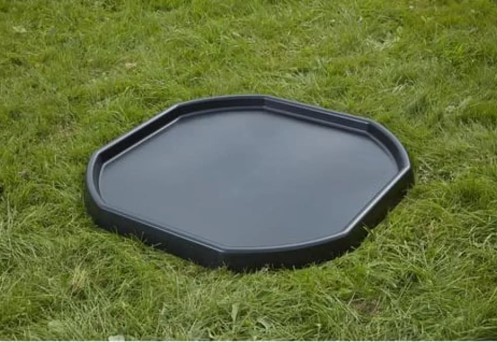 Lekbord Tuff Spot bricka svart
