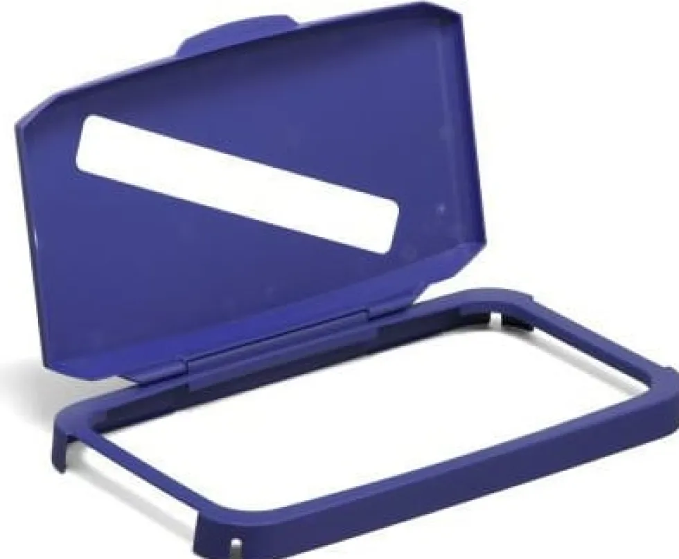 Lock DURABIN 60L fällbart för papper blå