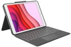 Logitech Combo Touch - Tangentbord och foliefodral - med pekdyna