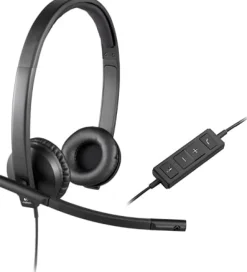 Logitech USB Headset H570e - Headset - på örat - kabelansluten