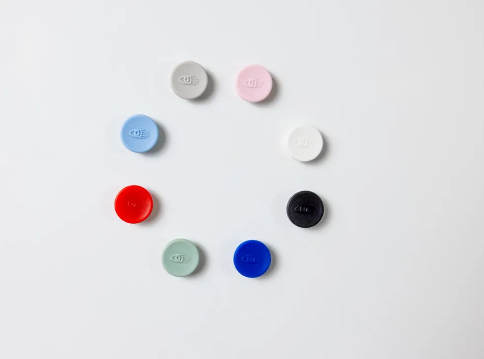 Magnet 20mm soft blue 10/fp